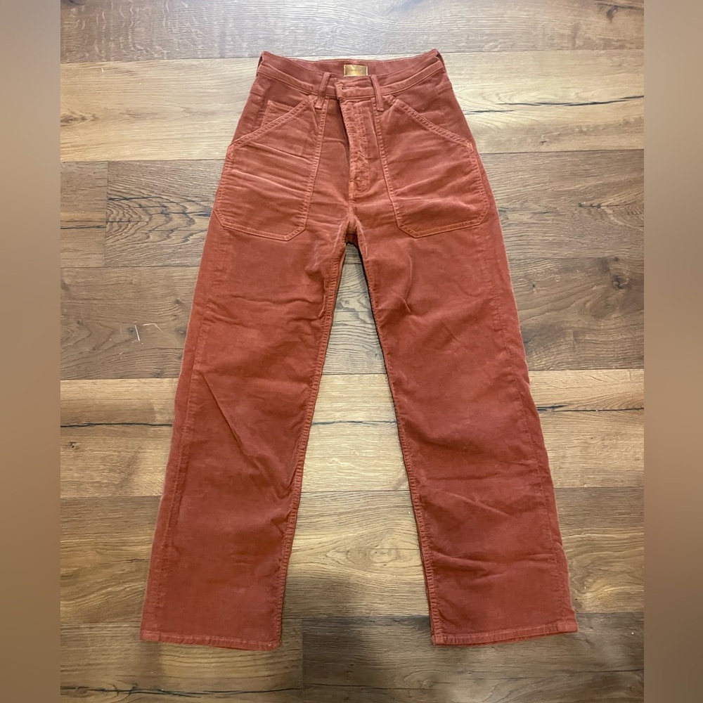 Mother Denim cropped cords size 25
